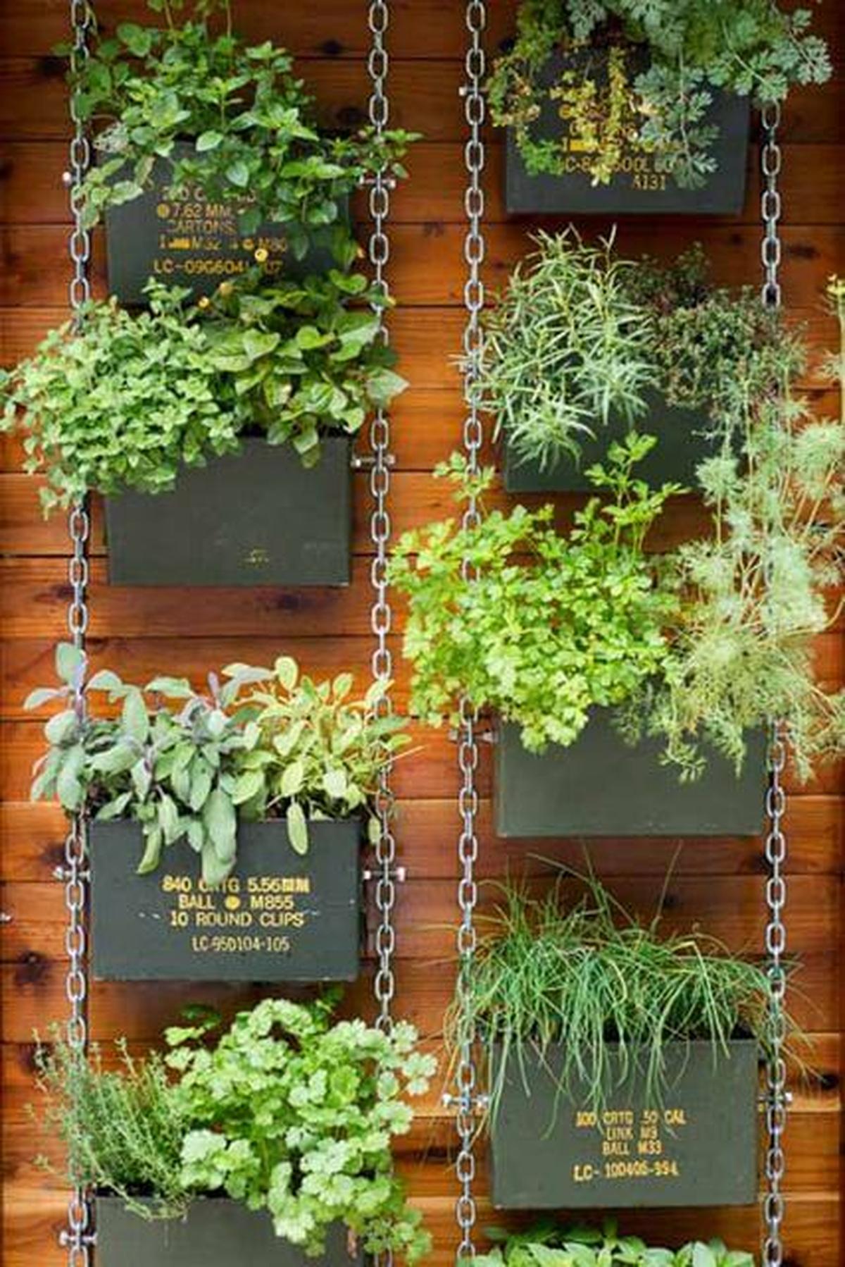 Ammo Container Vertical Garden