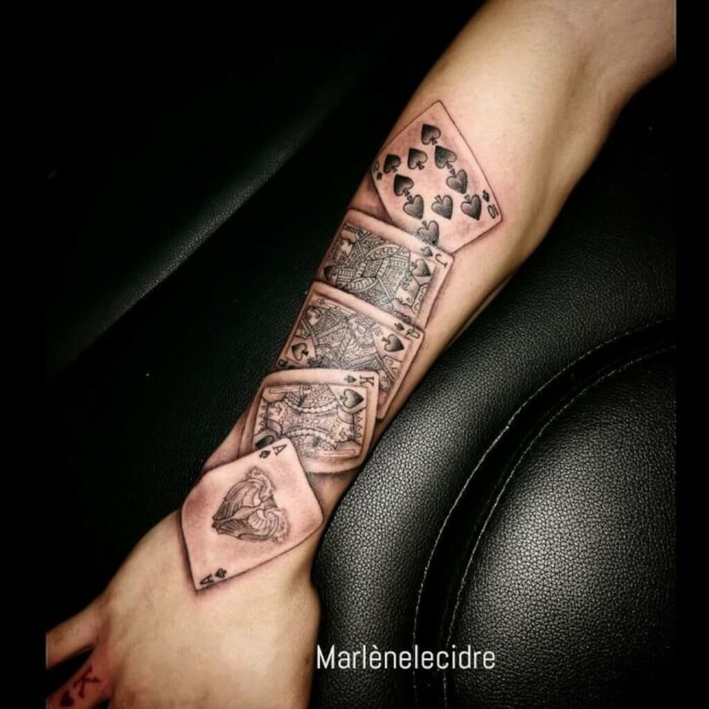 21 Creative Playing Card Tattoo Ideas for Bold Designs - Velocity Art and Design