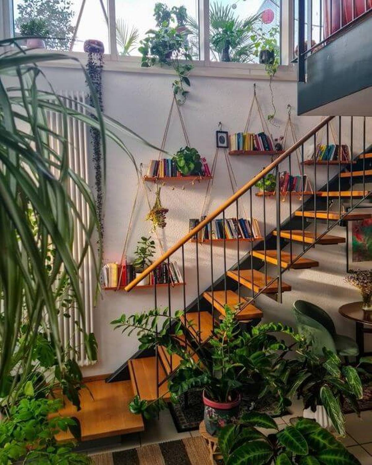 Plant Pots with Book Shelves