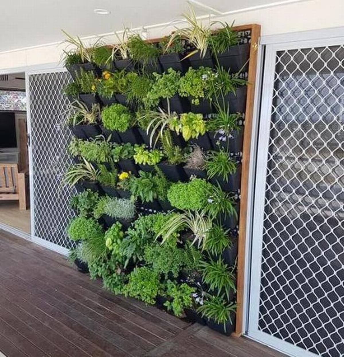 Modern Vertical Pation Wall