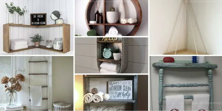Best DIY Bathroom Shelf Ideas
