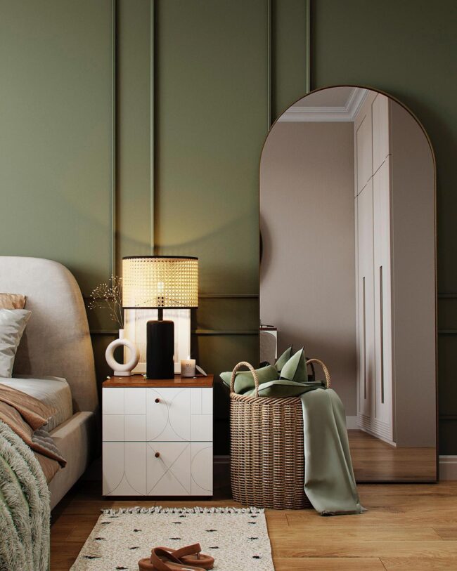 Elegant Sage and White