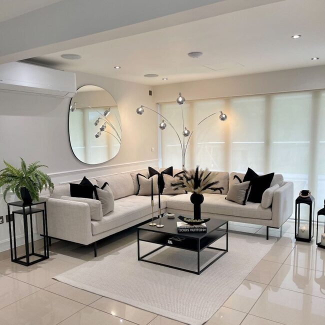 Black and White Room Aesthetic