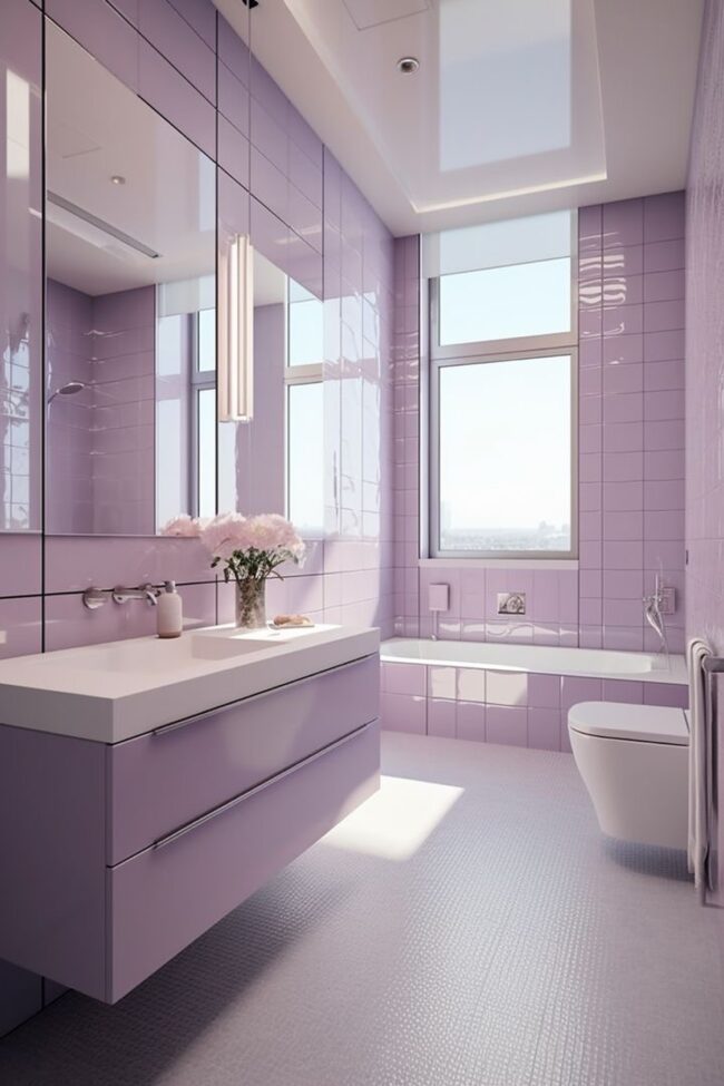 Lilac Glow in Urban Designs