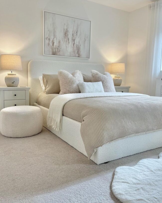 Cozy Luxury in Black and White