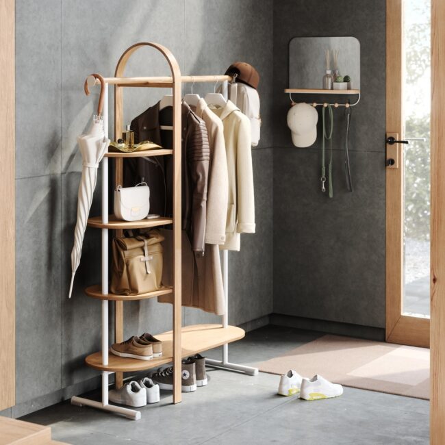 Sleek and Stylish Garment Stand
