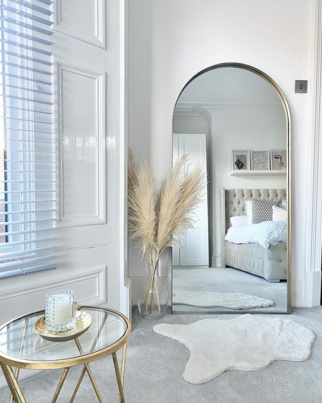 Shimmering Gold Mirrors