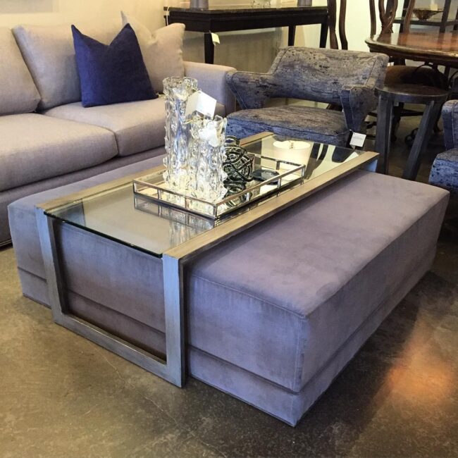 Glass Top for Functional Ottomans
