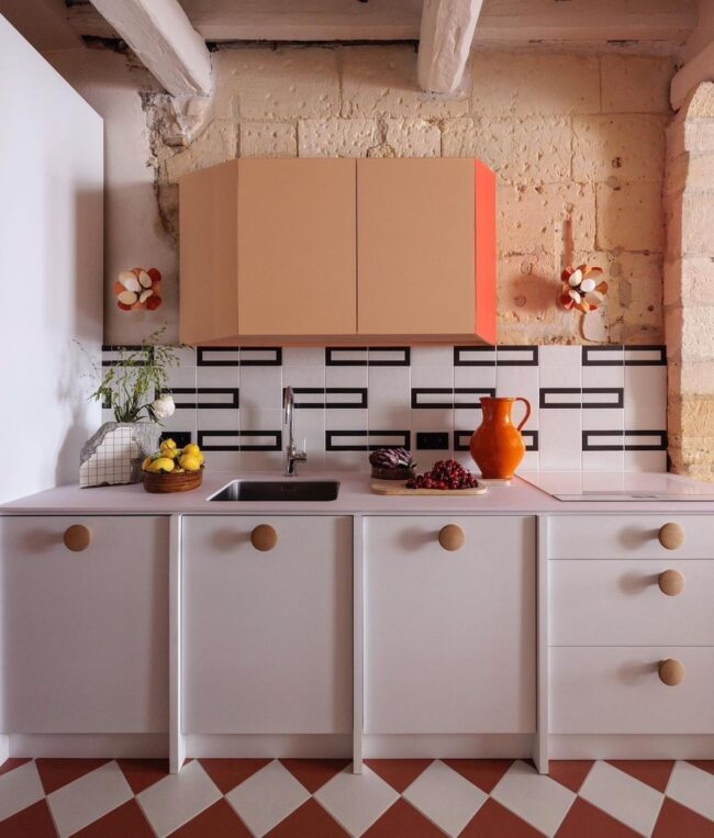 Playful Geometry with Vibrant Accents