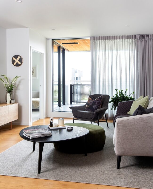 Round Ottoman for Modern Spaces