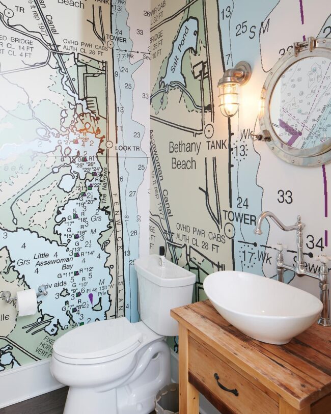 Sea Maps for Wall Art