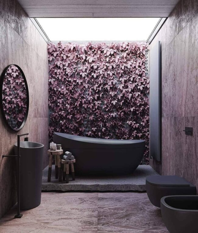 Blossoming Backdrops in Modern Spaces