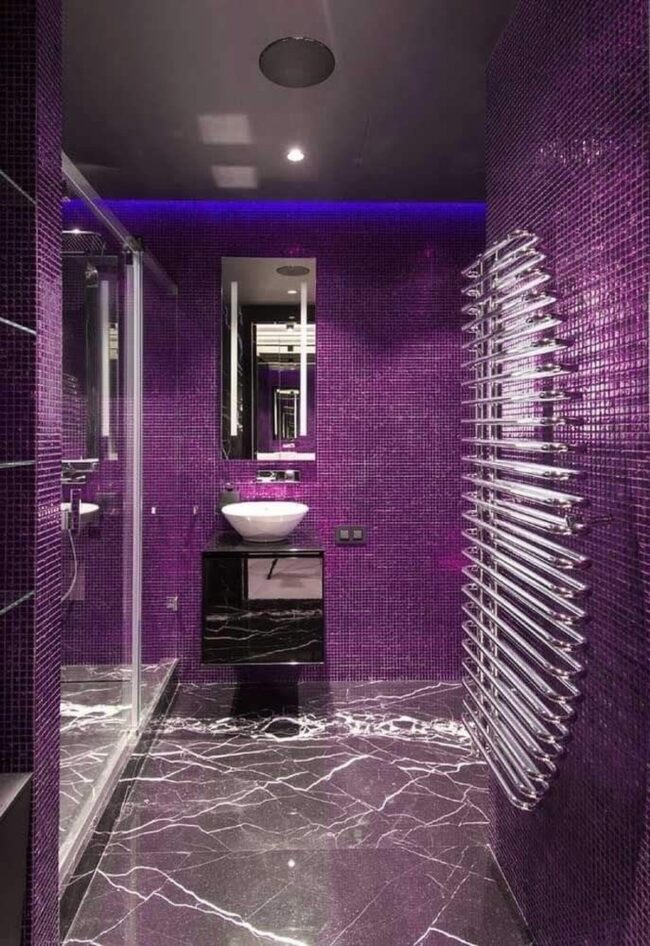 Violet Mosaic with Majestic Feel