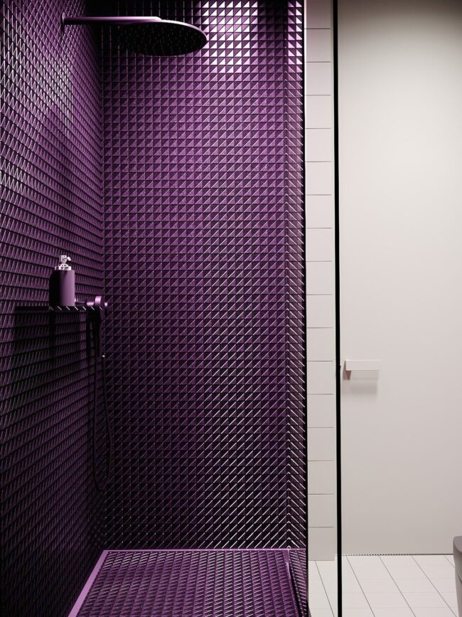 Regal Purple with Geometric Flair