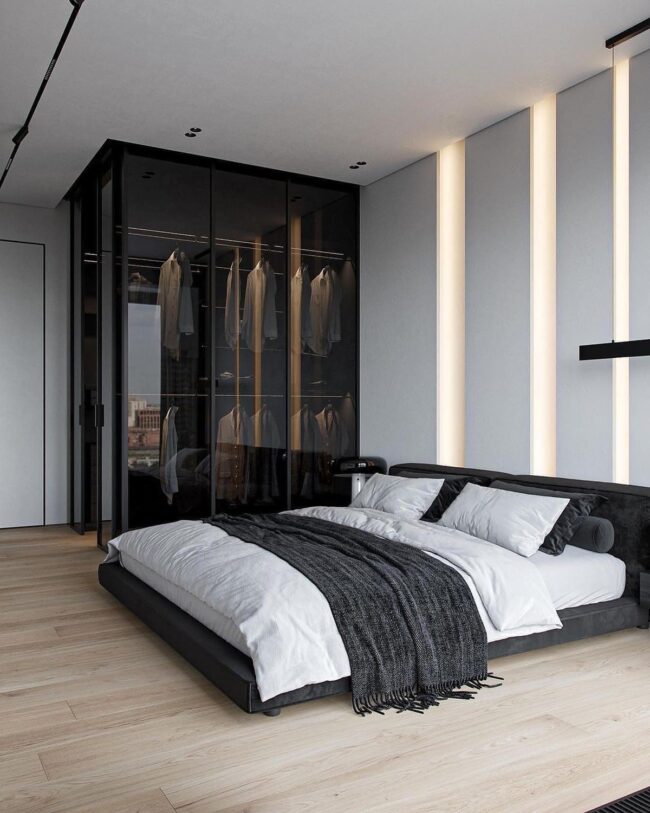 Clear-Cut Chic Closet