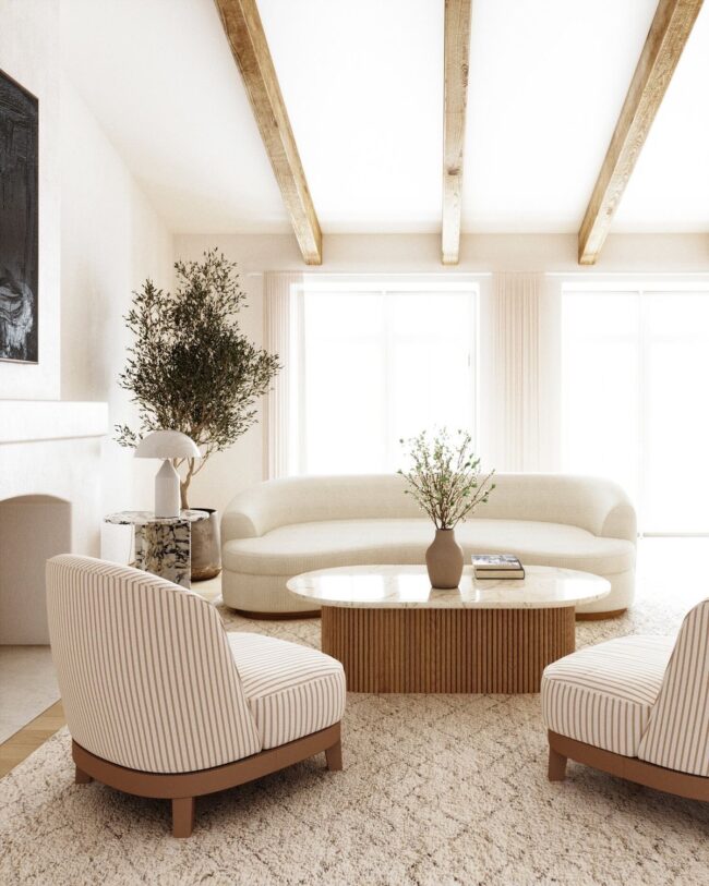 Subtle Stripes with Natural Beauty