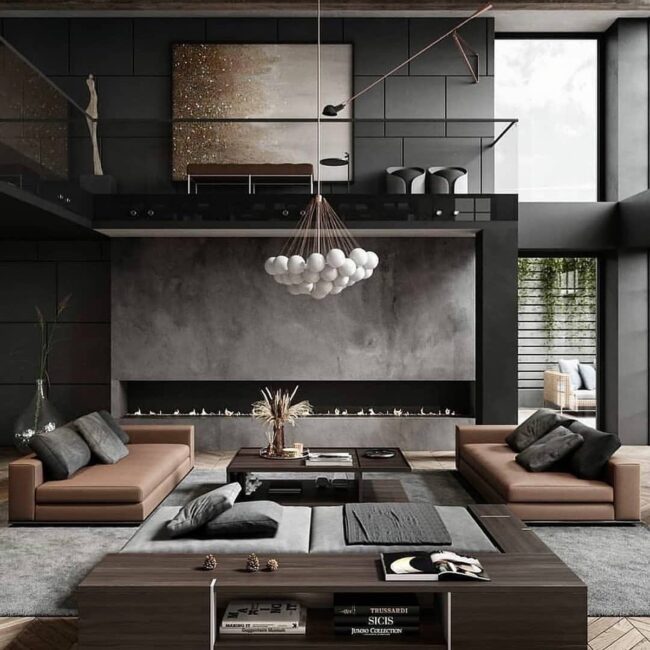 Lavish Loft Living Space