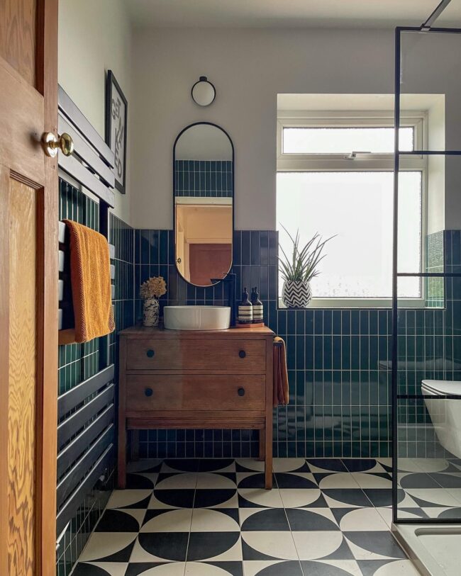 Bold Tile Patterns for Eclectic Look