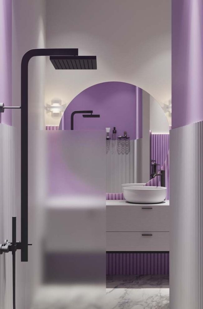 Amethyst Tones in Sleek Design