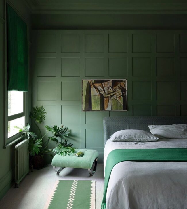 Emerald and Grey Elegance