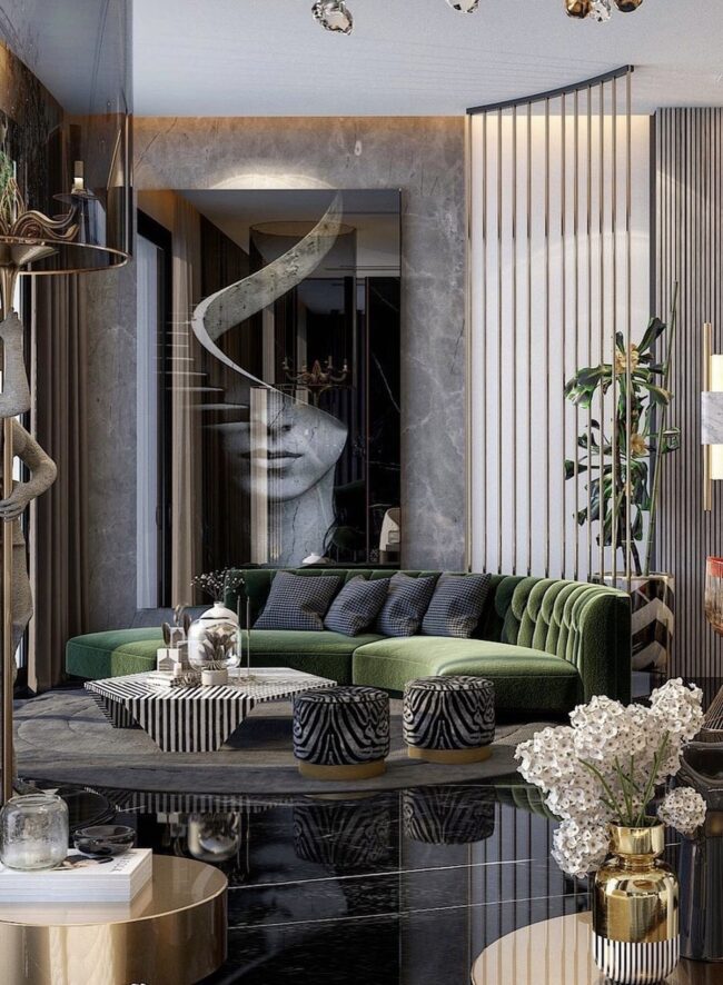 Artistic Elegance in Living Spaces