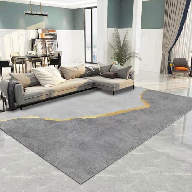 Elegant Gray Meets Golden Touch