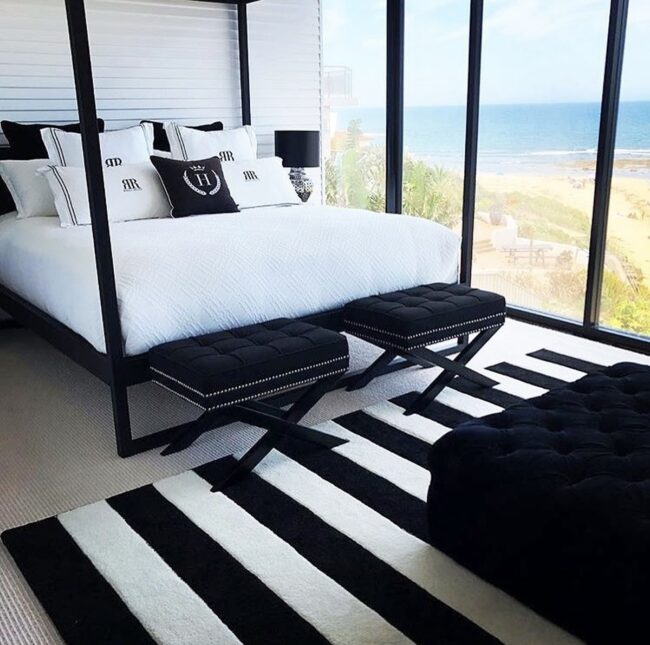 Calm Shores in Black and White